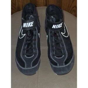 Nike Speedsweep VII Wrestling Shoes Black White Men's Size 8